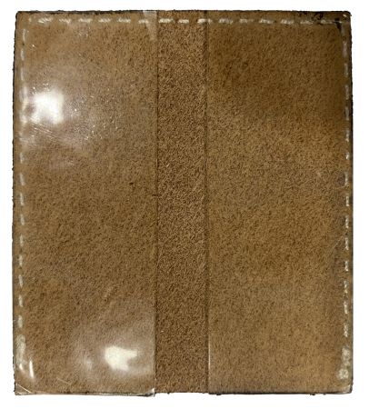 Stick On Speckled Hair on Cowhide Cell Phone Card Wallet #2